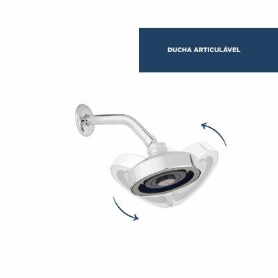 Chuveiro Panama Auto Limpante Cromado 1/2" Addra