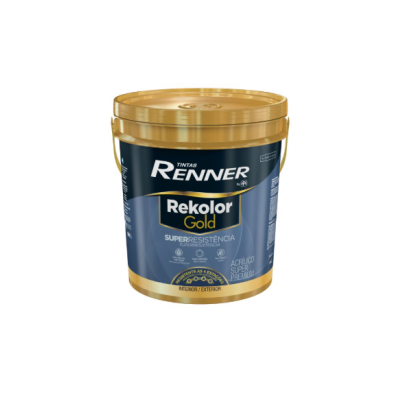 Tinta Rekolor Gold Superresistência Premium 16L Semibrilho Branco Renner
