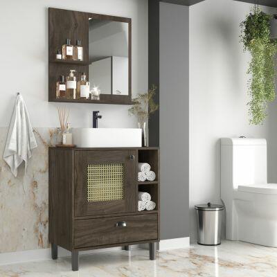 Gabinete com Espelheira Búzios 60cm Móveis Sander
