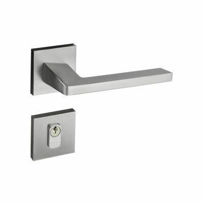 Fechadura Roseta Externa 55mm Cromo Acetinado Karli Pado