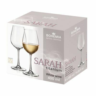 Jogo de Taças Cristal Sarah 6 Peças 520ml Bohemia