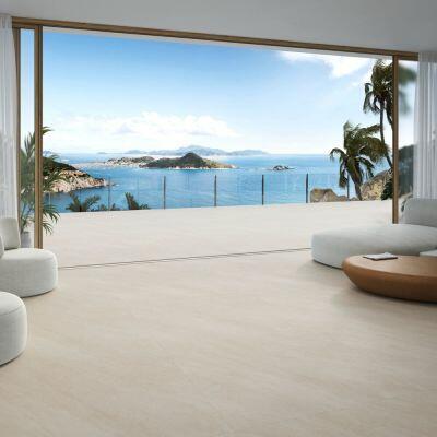 Porcelanato Arezzo Beige Satin Retificado Acetinado 120x120cm Biancogres