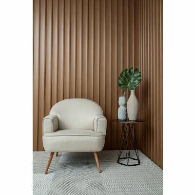 Painel Ripado Ubá Cumaru 10cm x 2,80m Santa Luzia