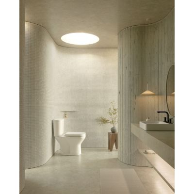 Kit Vaso Sanitário com Caixa Acoplada Acionamento Duplo 3/6L Flow Square Branco Kohler