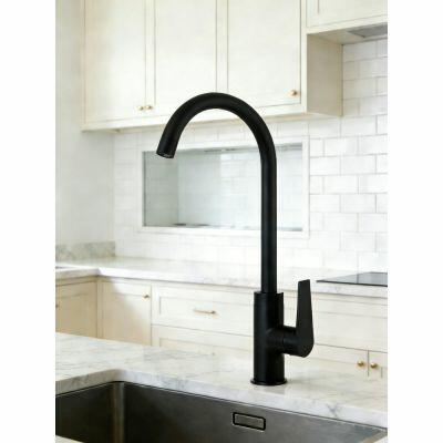 Torneira Misturador Monocomando para Cozinha de Mesa Livo Black Matte Addra