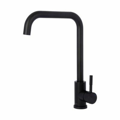 Torneira Misturador Monocomando para Cozinha de Mesa Coral Black Matte Addra