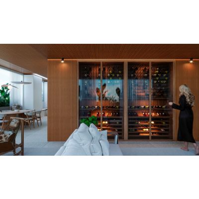 Painel Ripado EVA Autocolante 10cm x 10m Madeto Cinamomo Meu Rodapé