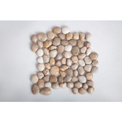 Seixo Bege Polido 30,5x30,5cm Glass Mosaic