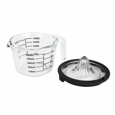 Jarra de Vidro Com Medidor e Espremedor Transparente 500ml Casa&ideia