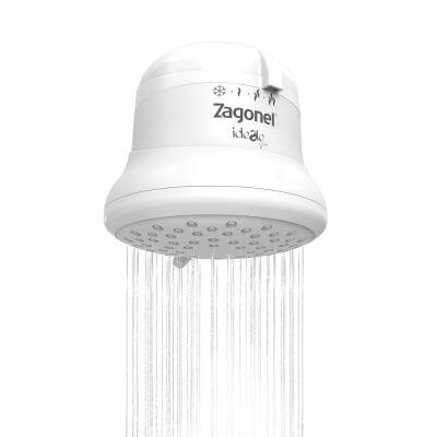Chuveiro El&eacute;trico Ideale Plus Branco Zagonel