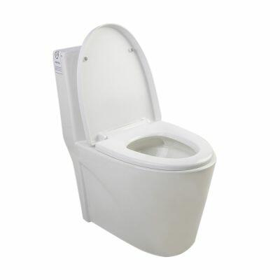 Kit Vaso Sanitário Monobloco Acionamento Duplo com Assento Polipropileno 3/6L Roma Branco Addra