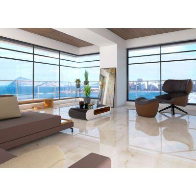 Porcelanato Onice Creme Retificado Polido 62x121cm Damme