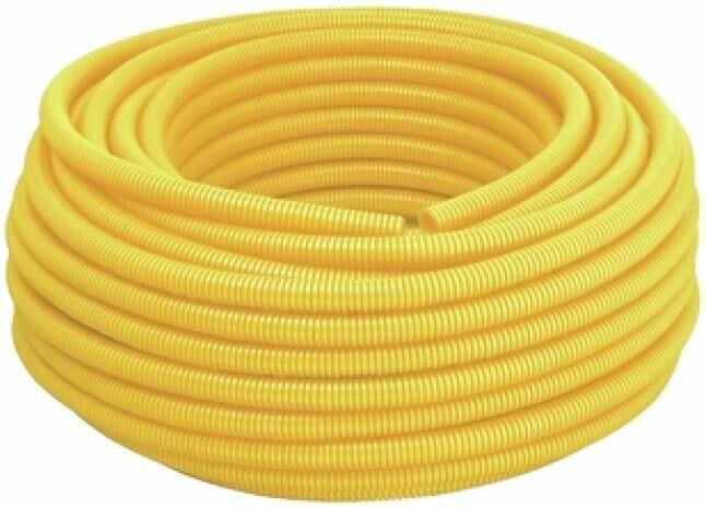 Eletroduto Corrugado PVC 20mm 50m Amarelo Tigre
