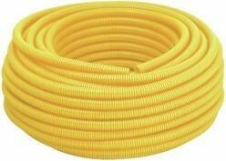 Eletroduto Corrugado PVC 32mm 25m Amarelo Tigre