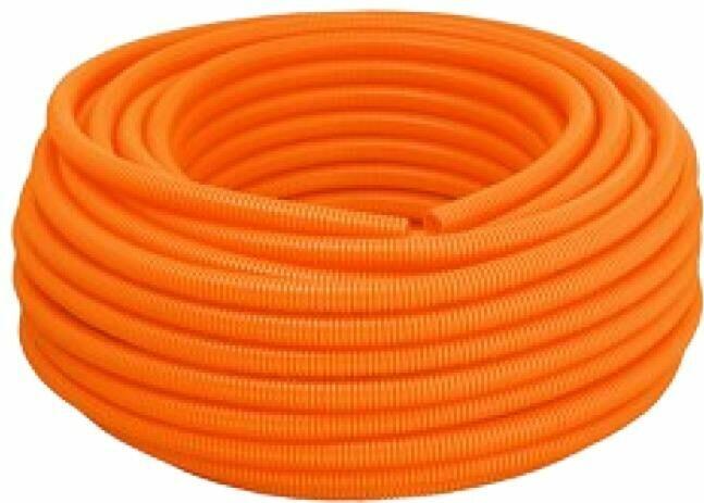 Eletroduto Corrugado Reforçado PVC 32mm 25m Laranja Tigre