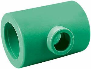 Tee Redução Central 50x40x50mm Ppr Verde Amanco