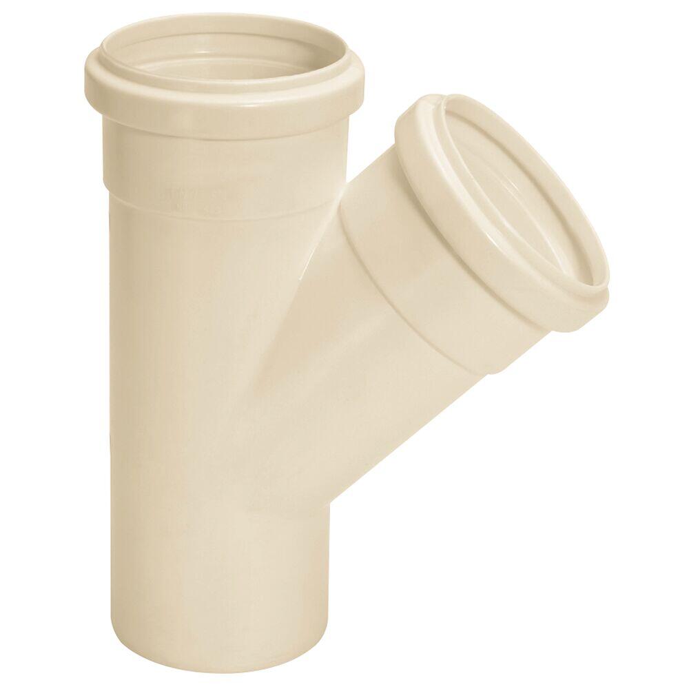 Junção Simples 200mm Pvc Esgoto Branco Amanco