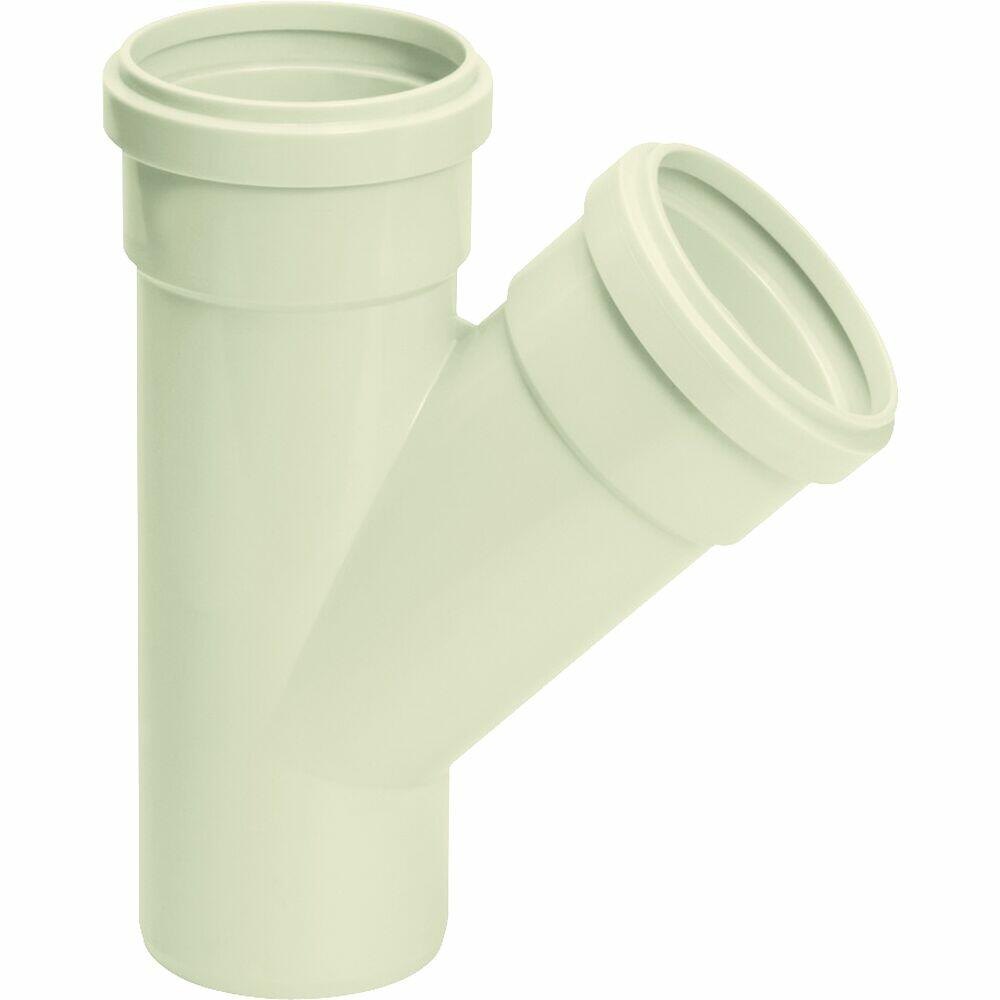 Junção Simples 75mm Pvc Esgoto Serie r Cinza Amanco