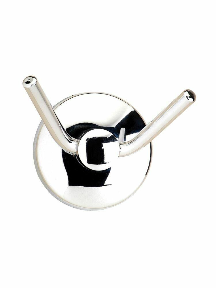 Cabide para Banheiro Jackwal Duplo Standard Cromado