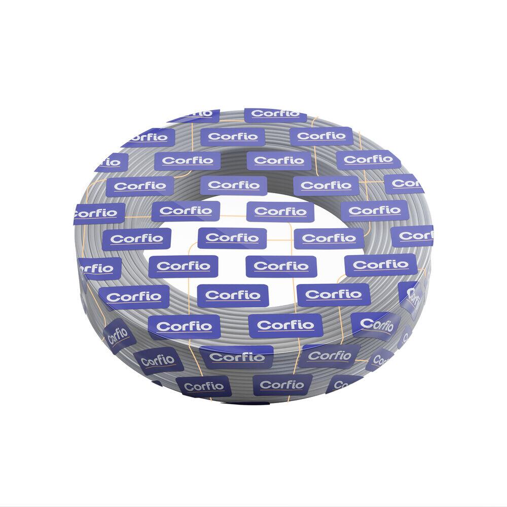 Cabo Flexivel 1,5mm 100m 450/750v Cinza Cobre Corfio