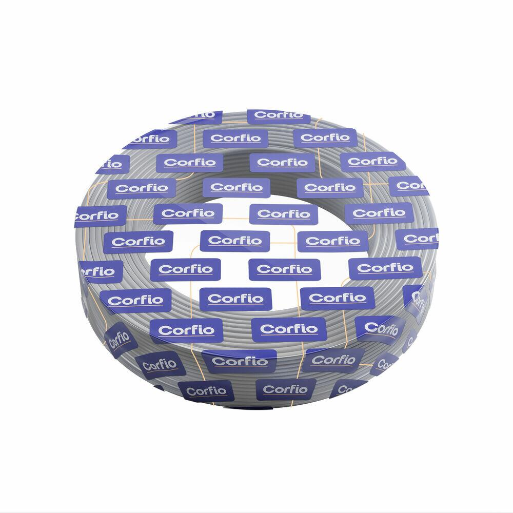 Cabo Flexivel 2,5mm 100m 450/750v Cinza Cobre Corfio