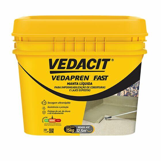 Impermeabilizante Vedapren Fast 15kg Vedacit