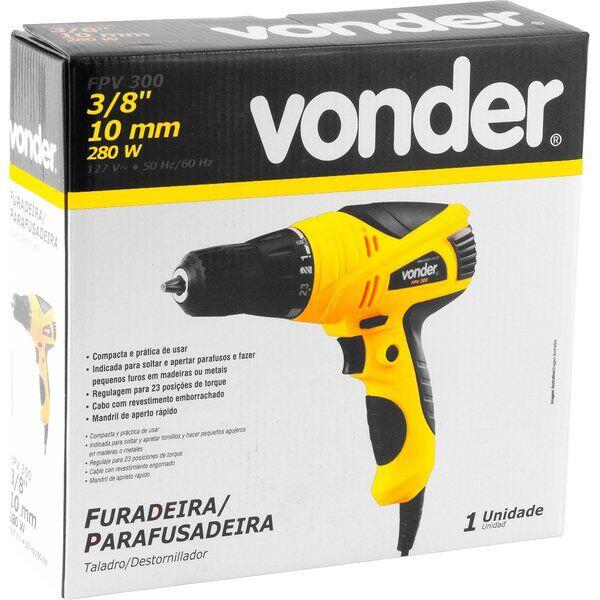Furadeira Parafusadeira Elétrica FPV 300 3/8