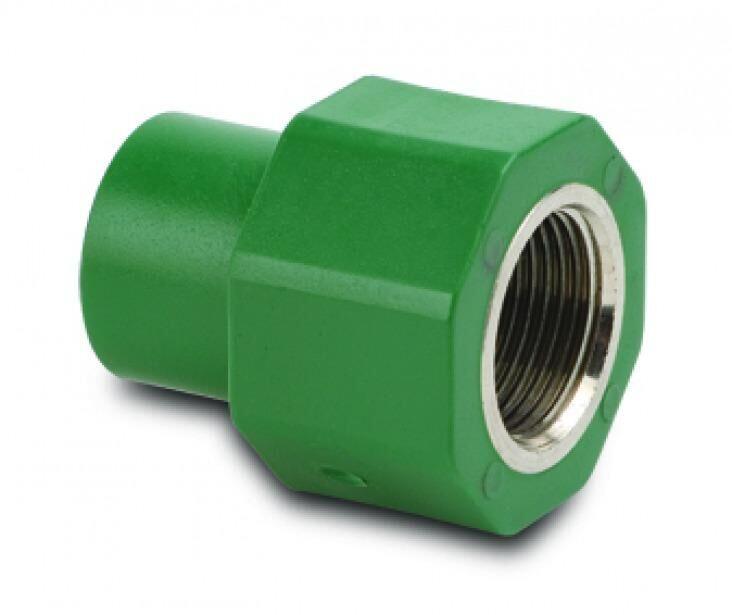 Conector Fêmea 75mmx2.1/2' PPR Verde Tigre