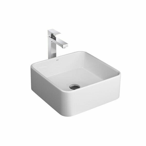 Cuba para Banheiro de Apoio Quadrada Branco Gelo Deca
