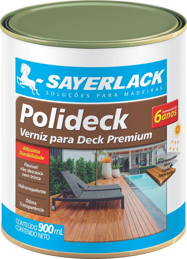 Verniz para Deck Natural 900ml Polideck Sayerlack