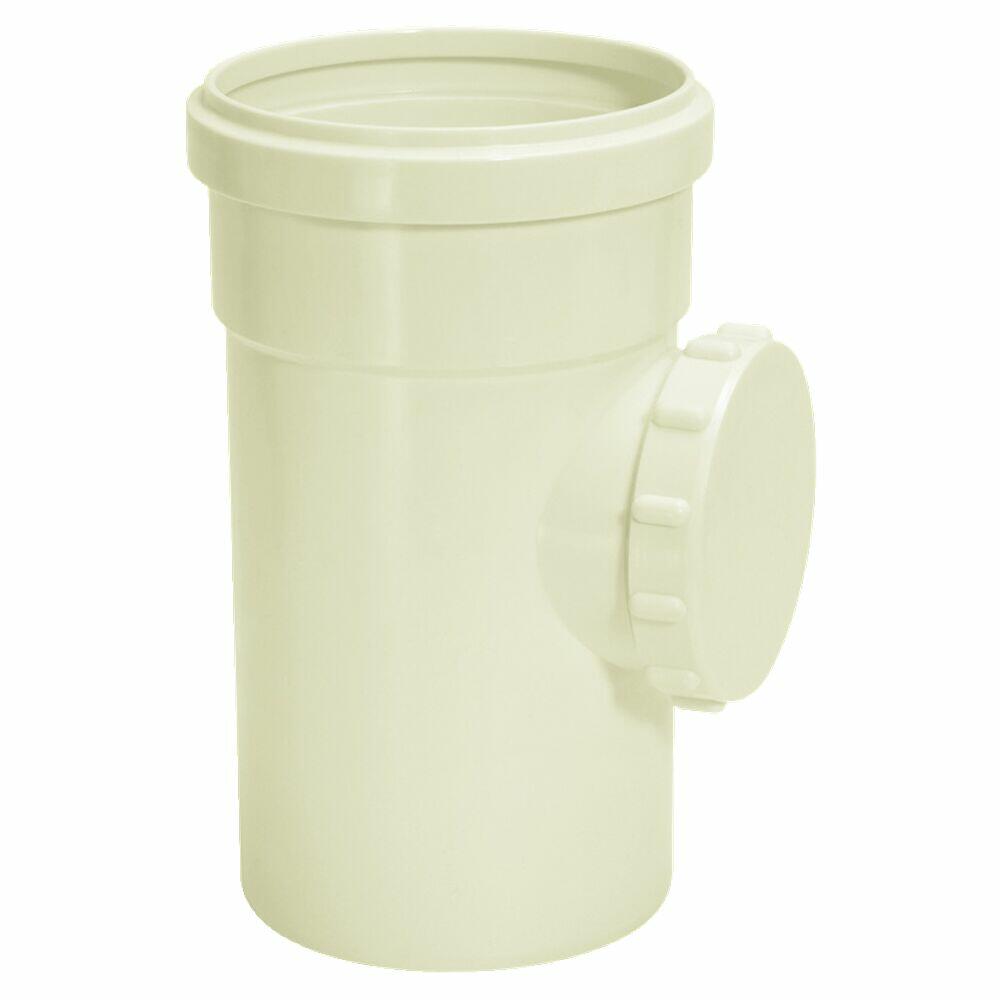 Tee Inspeção 150x100mm Pvc Esgoto Branco Amanco