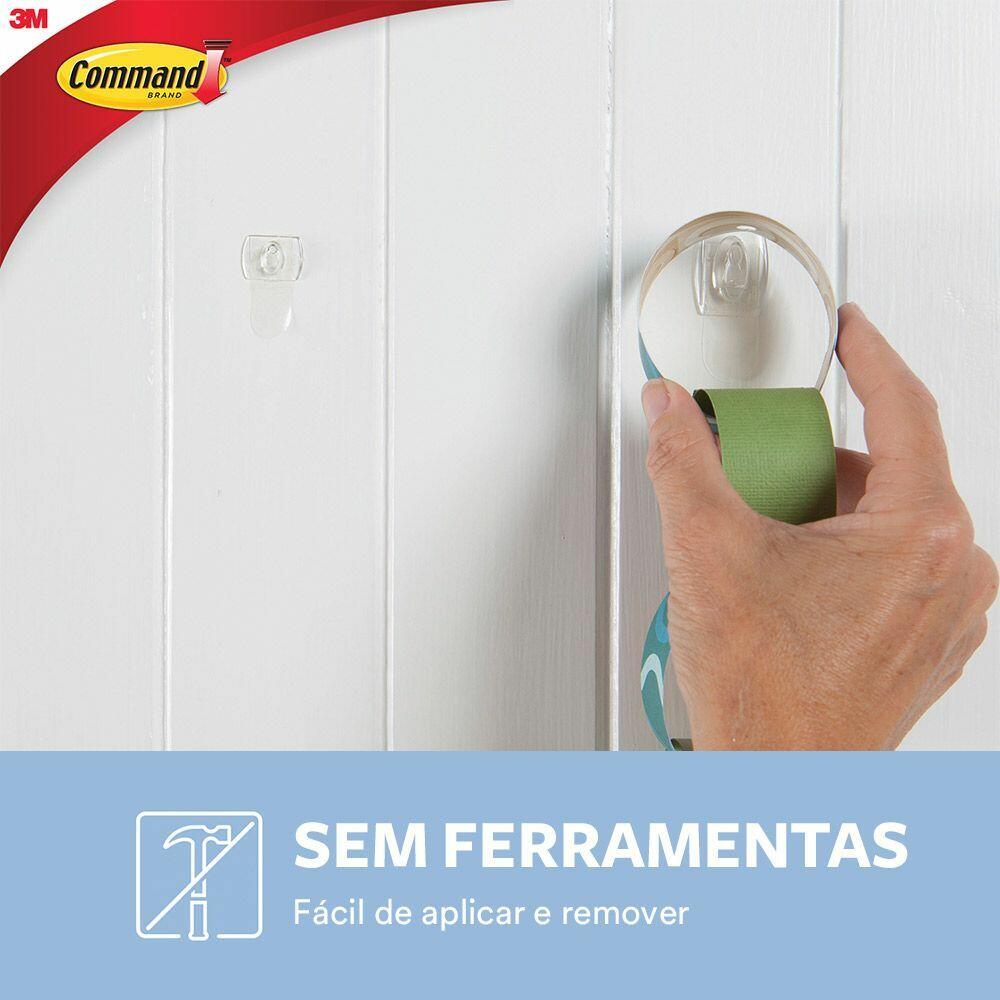 Gancho PVC Adesivo Command Mini 3M 6 Peças