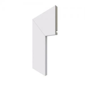 Guarnição Poliestireno Santa Luzia 454 GN/BR 10cmx2,4m Moderna Branco