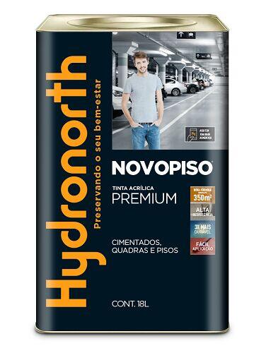 Tinta Hydronorth Novopiso Premium 18L Cinza Fosco
