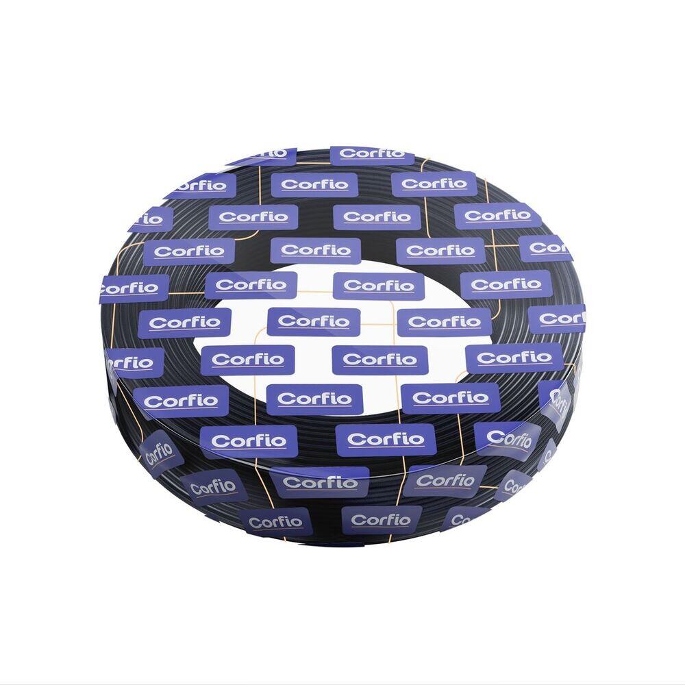 Cabo Flexivel Pp 2x1,5mm 500v Preto Cobre Corfio