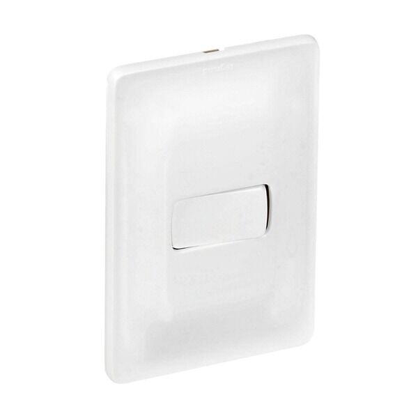 Conjunto Interruptor Zeffia 1 Módulo Simples 10A Pial
