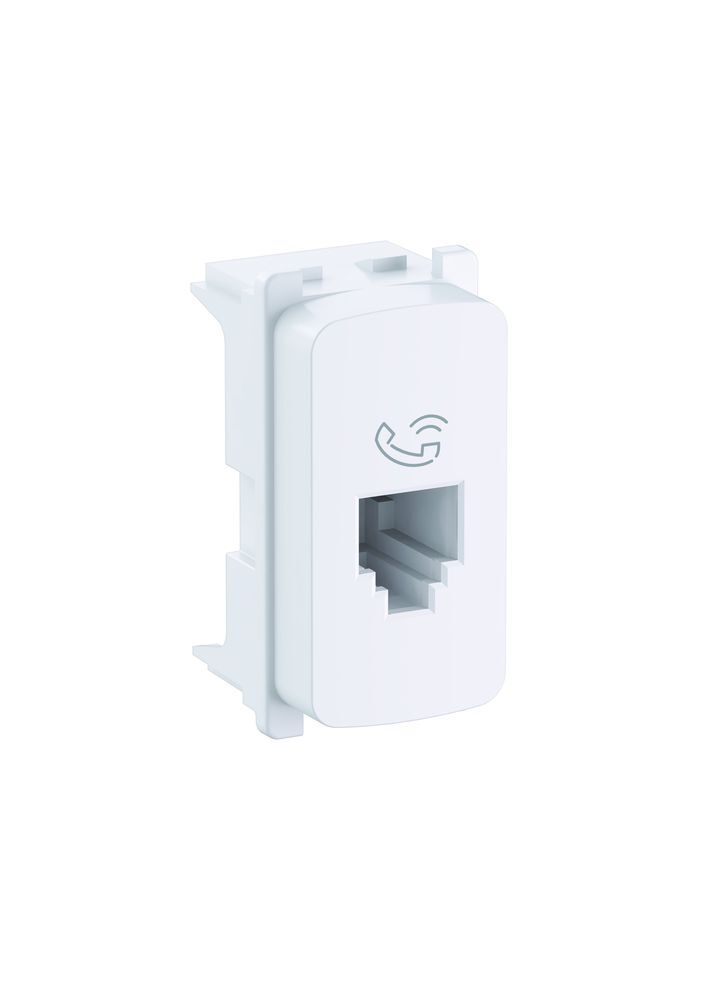 Módulo Tomada RJ11 Zeffia Branco Pial