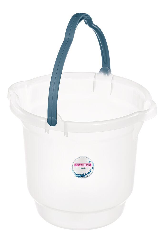 Balde de Plástico 12L Cor Cristal Sanremo