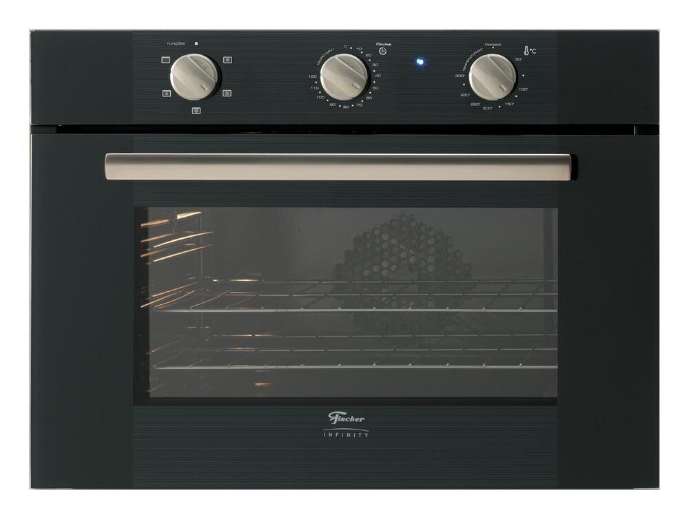 Forno Elétrico 50L Infinity Preto e Inox Fischer