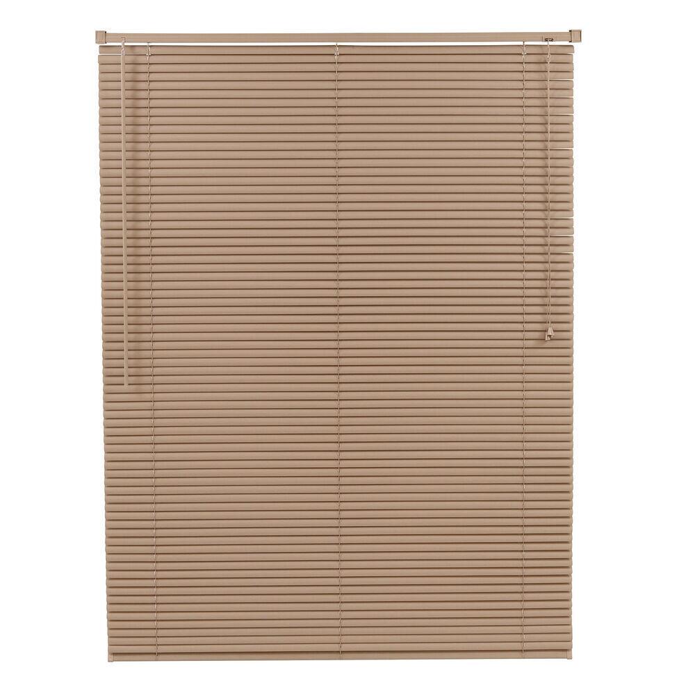 Persiana Horizontal PVC Block 25mm 1,60L X1,60A Café