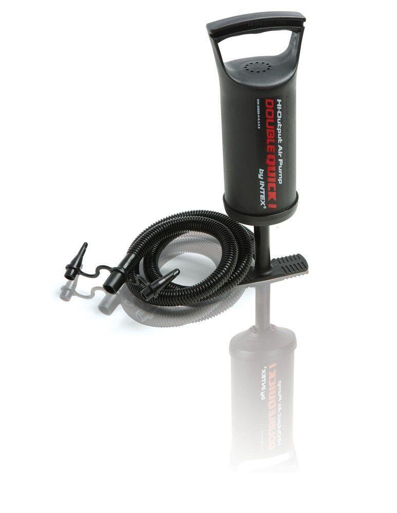 Bomba de Ar Manual Double 68612 Preta Intex