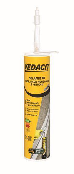 Selante PU para Juntas 400g Vedaflex Cinza Vedacit
