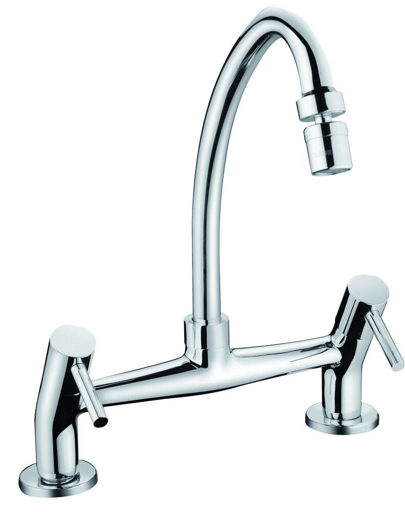 Torneira Misturador para Cozinha de Mesa Bica Alta 1/2