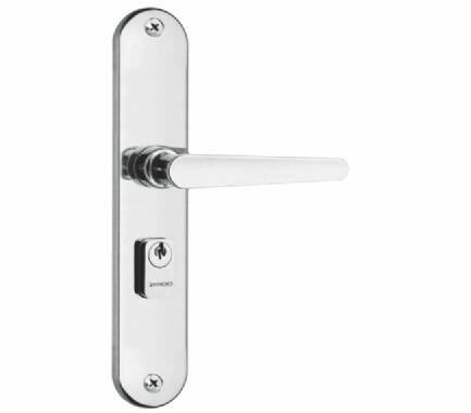 Fechadura Espelho Externa Serralheiro Francesa 725-01E 40mm Cromado Pado