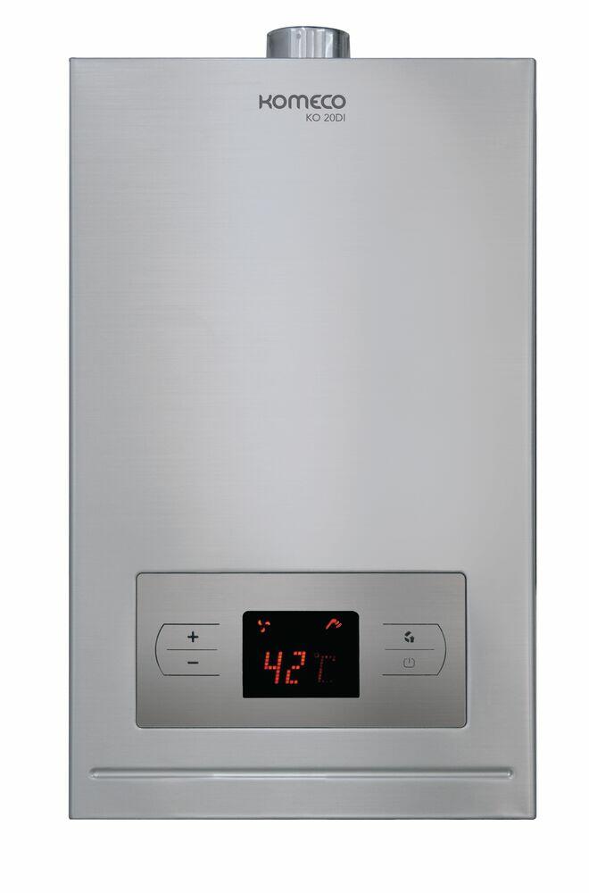 Aquecedor de Água a Gás GLP Digital 19,5L/min Inox KO 20 DI Komeco