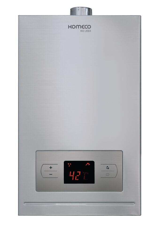 Aquecedor de Água a Gás GN Digital 20L/min Inox KO 20 DI Komeco
