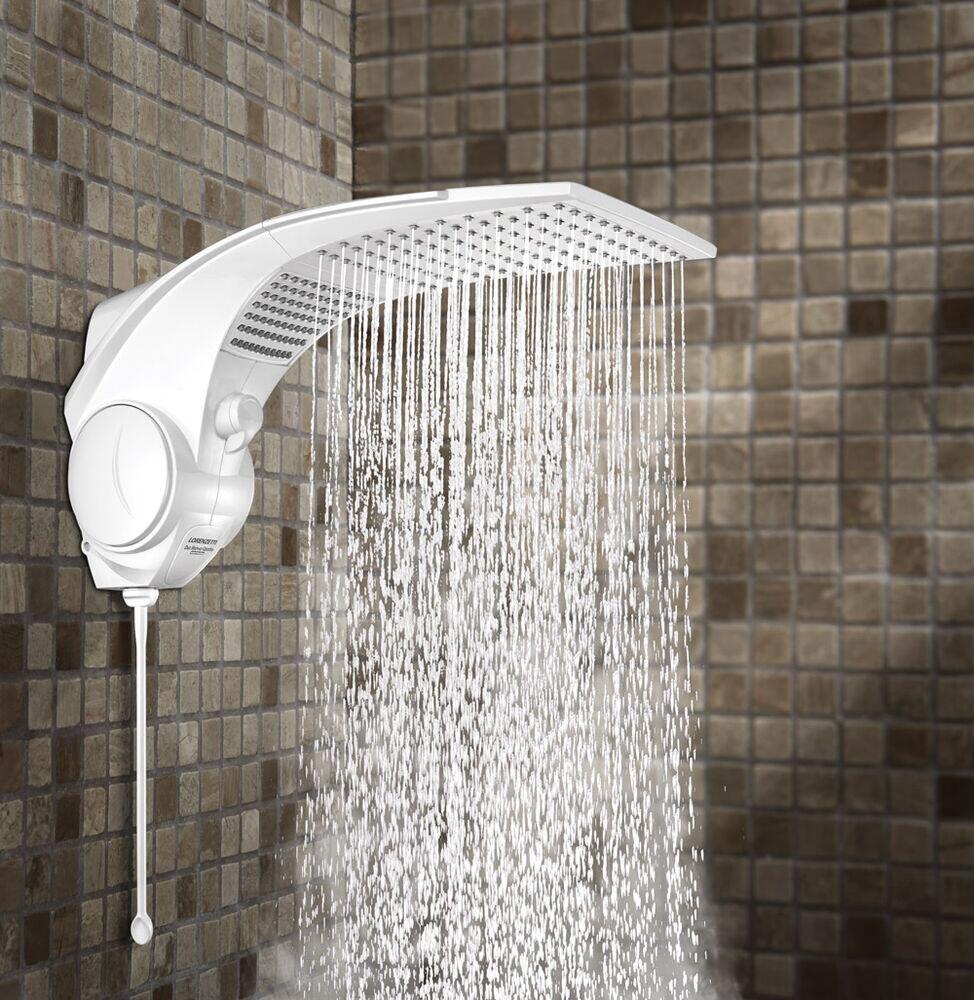 Chuveiro Eletrônico Duo Shower Quadra Branco Lorenzetti