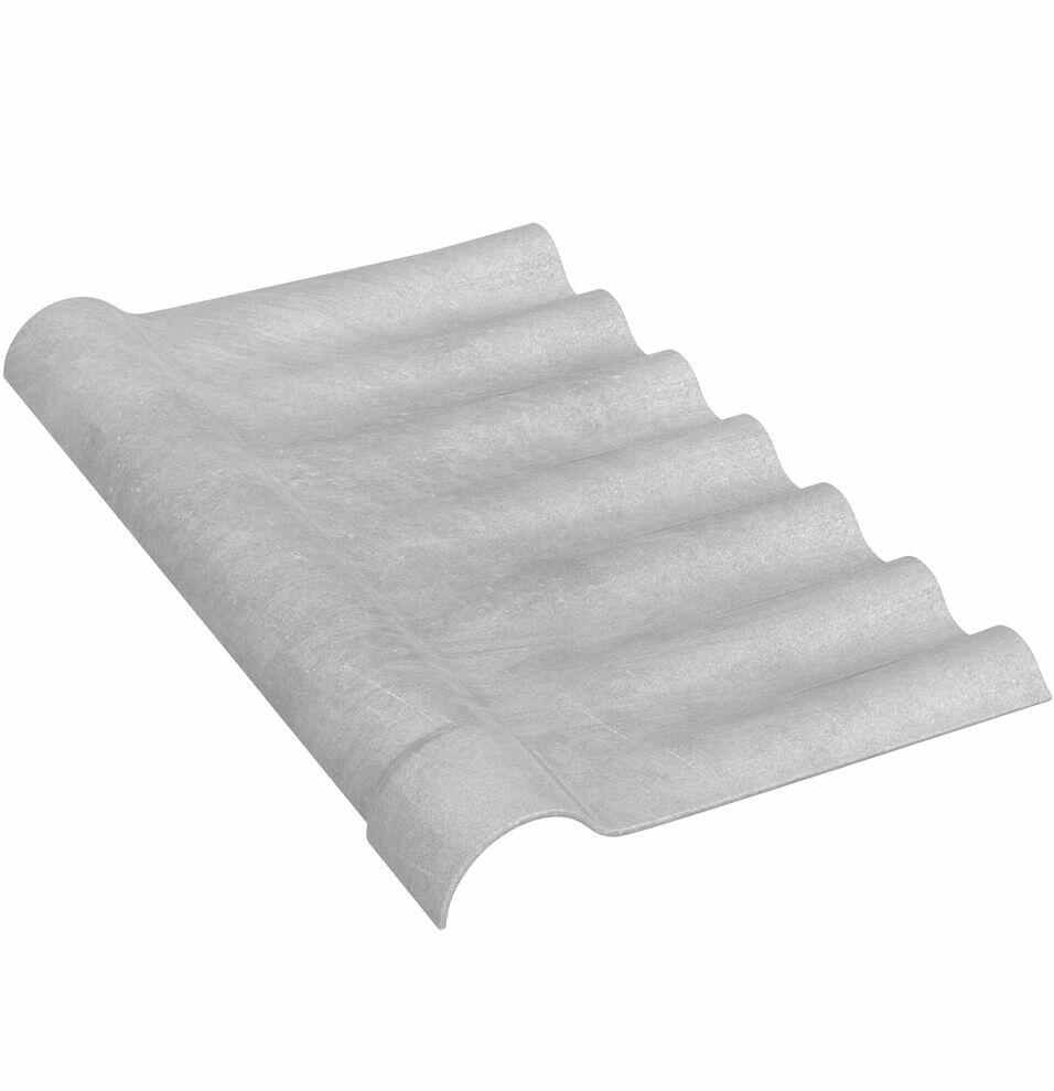 Cumeeira Fibrocimento Vogatex Articulada Superior 50x29 Cinza Eternit