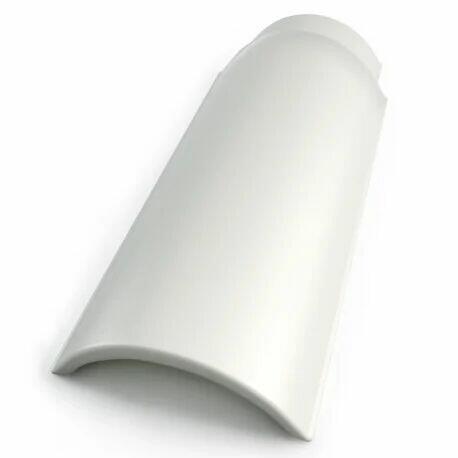 Cumeeira Cerâmica Perkus 0,42mx17cm Branco