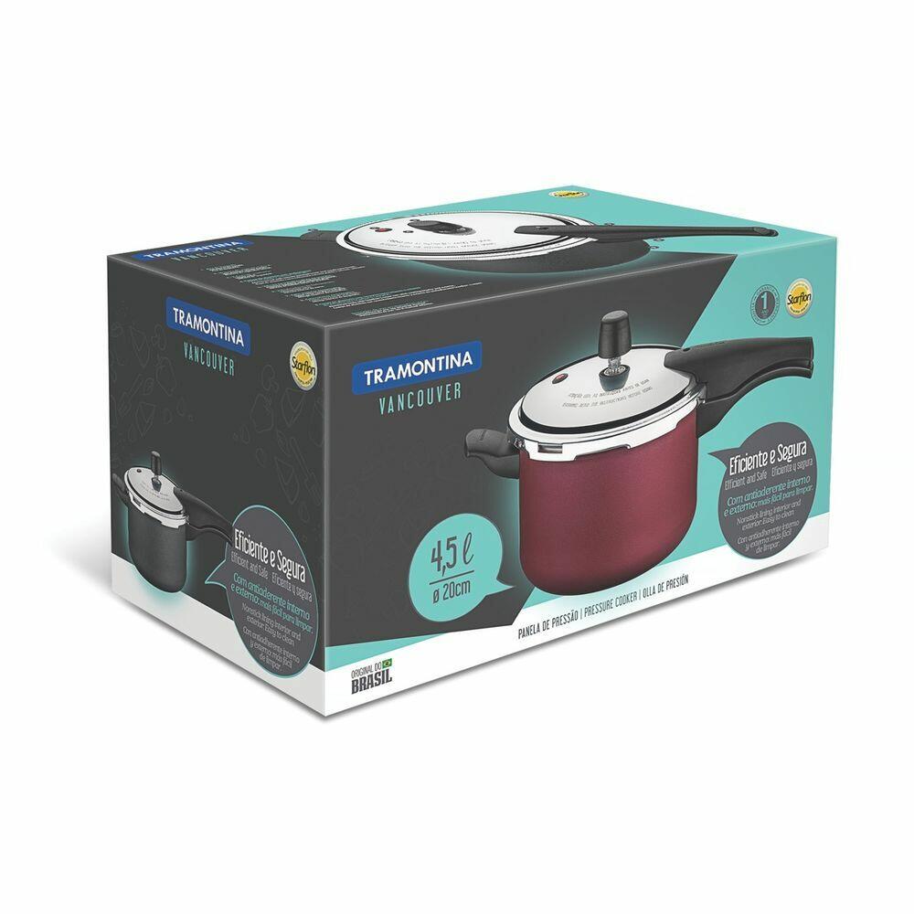 Panela de Pressão Vancouver Grafite 4,5L Tramontina